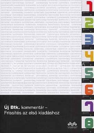 Kép: Új Btk. kommentár - frissités az első kiadáshoz