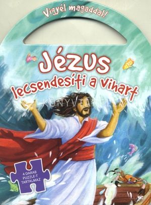 Kép: Jézus lecsendesíti a vihart (4 db puzzle-t tartalmaz)