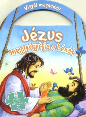 Kép: Jézus meggyógyítja a bénát (4 db puzzle-t tartalmaz)