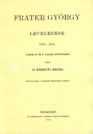 Kép: Fráter György levelezése