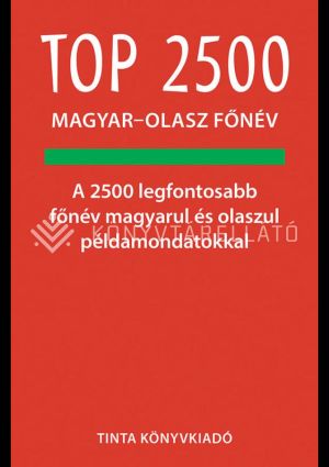 Kép: Top 2500 magyar-olasz főnév