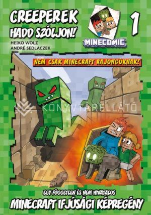 Kép: Minecraft ifjúsági képregény 1. - Creeperek - Hadd szóljon!