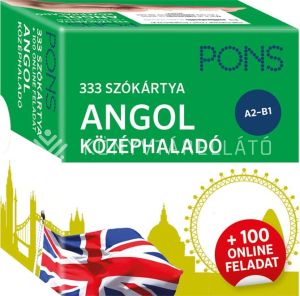Kép: PONS 333 szókártya ANGOL középhaladó   100 online feladat