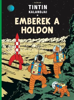 Kép: Tintin kalandjai 17. - Emberek a Holdon - képregény