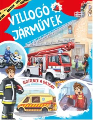 Kép: Villogó járművek