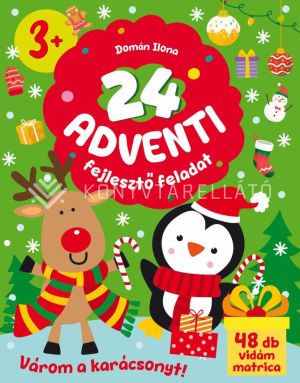 Kép: 24 Adventi fejlesztő feladat - Várom a karácsonyt! 3+