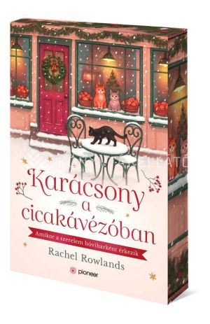Kép: Karácsony a cicakávézóban (éldekorált)
