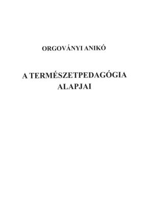 Kép: A természetpedagógia alapjai