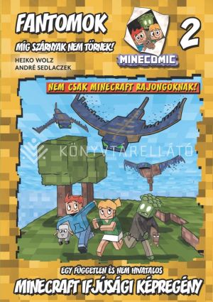 Kép: Minecraft képregény 02. Fantomok - Míg szárnyak nem törnek!