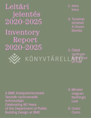 Kép: Leltári jelentés 2020-2025 - Inventory Report 2020-2025