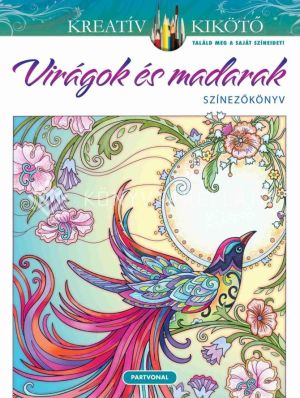 Kép: Virágok és madarak - Színezőkönyv