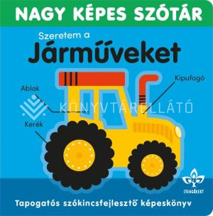 Kép: Szeretem a járműveket! – Tapogatós szókincsfejlesztő könyv