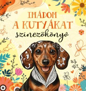 Kép: Imádom a kutyákat - színezőkönyv