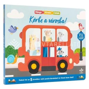 Kép: Körbe a városba! – Könyv, kirakó, játék