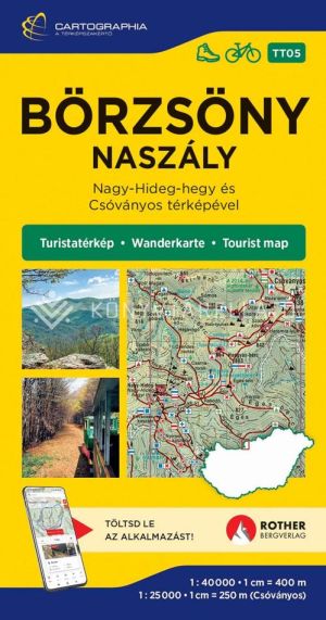 Kép: Börzsöny turistatérkép 2025