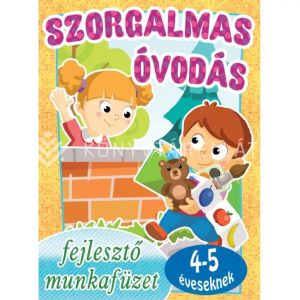 Kép: Szorgalmas óvodás - Fejlesztő munkafüzet 4–5 éveseknek