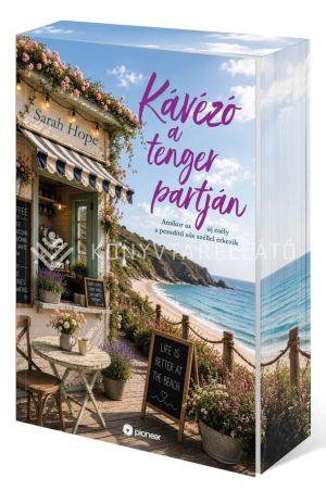 Kép: Kávézó a tenger partján (éldekorált)