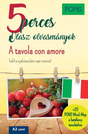 Kép: PONS 5 perces olasz olvasmányok - A tavola con amore