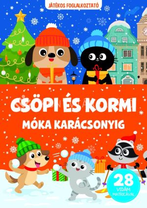 Kép: Csöpi és Kormi- Móka karácsonyig 28 vidám matricával