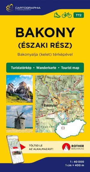 Kép: Bakony (északi rész) (TT2) turistatérkép