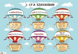 Kép: J-Ly a szavakban oktatótabló