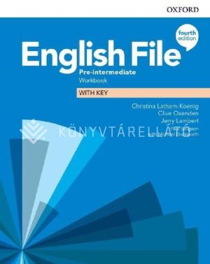 Kép: English File 4E PreIntermediate Workbook with Key