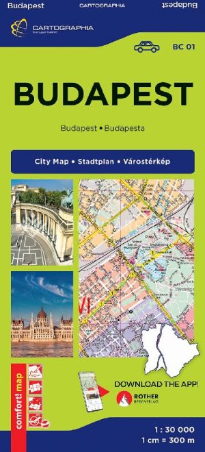 Kép: Budapest Comfort térkép (laminált)