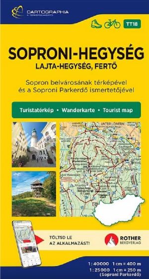 Kép: Soproni-hegység turistatérkép (TT18) 2025